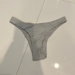 Gray bikini bottoms